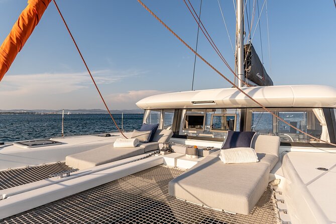 8-Hour Catamaran Charter from Valletta, Malta - Leaving Marina di Valletta at 10am