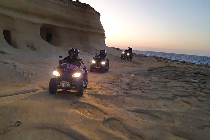 All Inclusive Blue Lagoon & Sunset Quad Tour in Gozo - The afternoon begins with transfers and a safety briefing