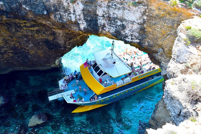 An afternoon sunset cruise to the Blue Lagoon - Caves, cliffs, and the sunset ride home