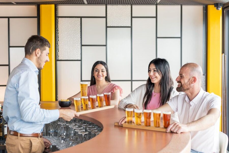 Birkirkara: The Farsons Brewery Entry Ticket and Beer Flight - Choosing between displays and the audio guide