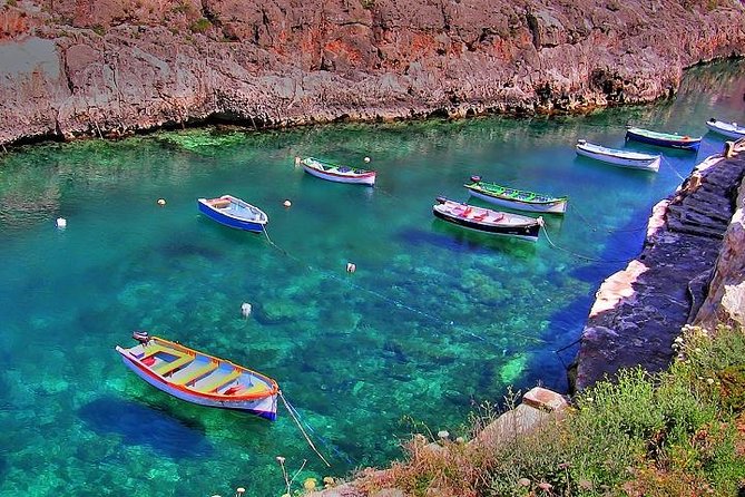 Blue Grotto and Marsaxlokk Half-Day Tour from Valletta - Blue Grotto Il-Hnejja from the clifftop