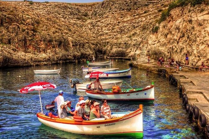 Blue Grotto and Sunday Market at Marsaxlokk Fishing Village Tour - Marsaxlokk’s Sunday market brings local life and crowds