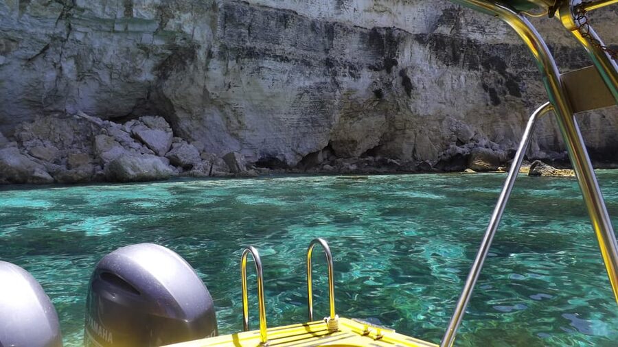 Blue Lagoon: Malta, Crystal Lagoon, Caves, Private Speedboat - The return to Cirkewwa