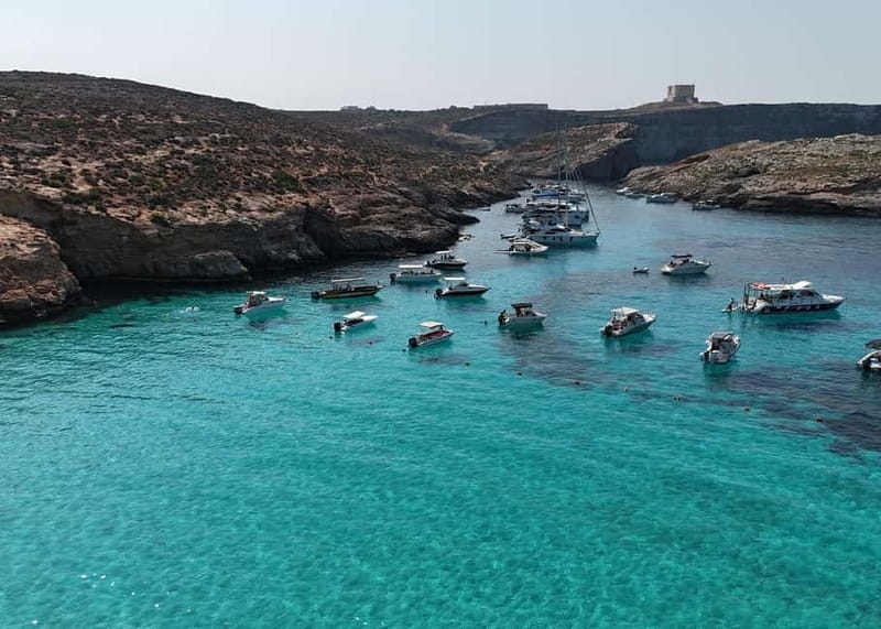 Blue Lagoon:Malta Crystal Lagoon, Comino,Private Speedboat - Crystal Lagoon: a shorter, quieter water break