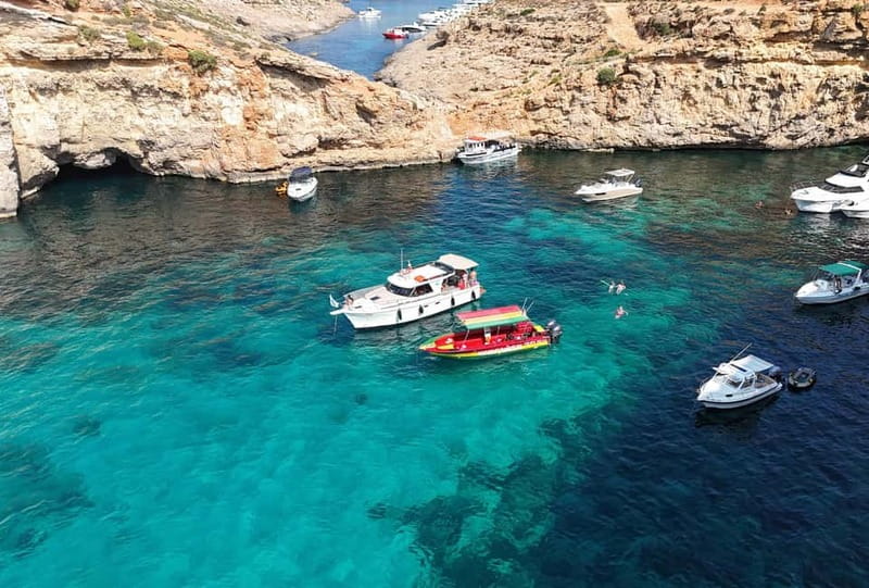 Blue Lagoon:Malta Crystal Lagoon, Comino,Private Speedboat - What is included and what you must bring