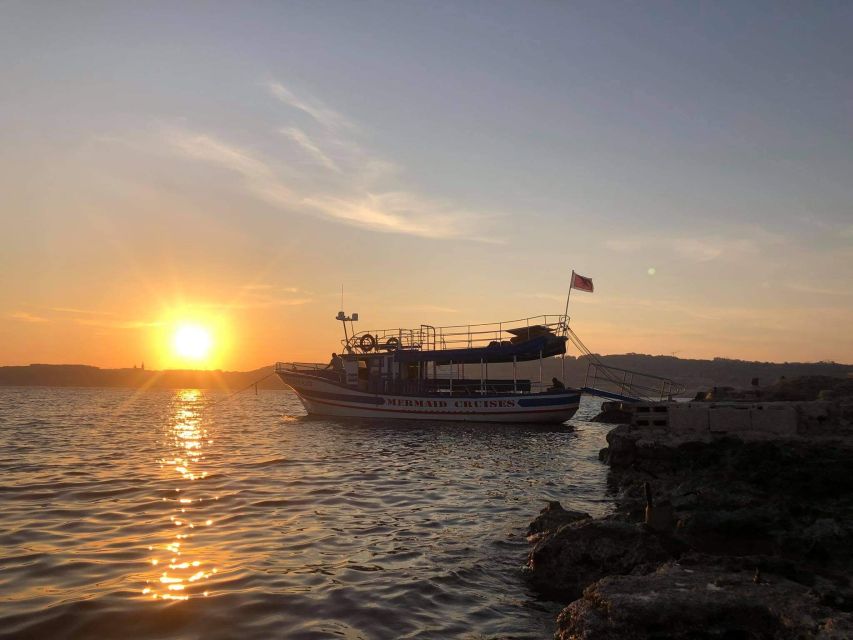 Bugibba: Scenic Sunset Cruise with Blue Lagoon Swim Stop - What $28 buys you