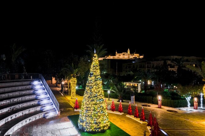 Christmas Tuk Tuk or Jeep tour in Gozo inc. Dinner - The tuk tuk ride from Mgarr Harbor