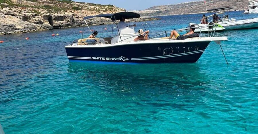 Cirkewwa/Mgarr: Blue and Crystal Lagoon Private Boat Charter - Blue Lagoon: famous, beautiful, and often crowded