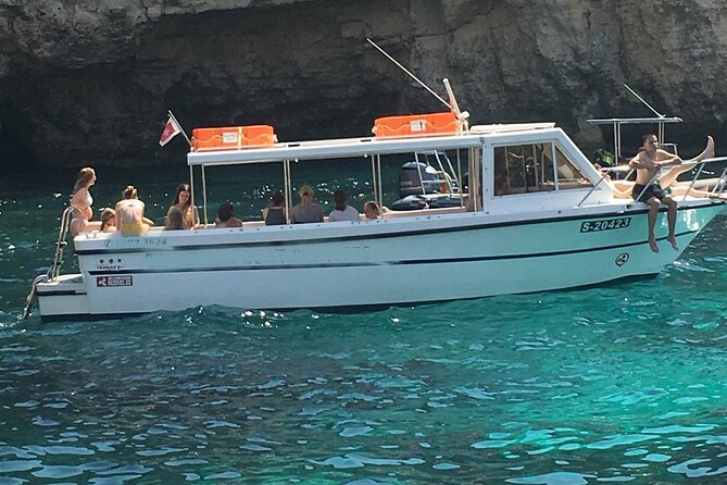 Comino and Gozo Private Boat Tour : Julie Pearl Boat - Santa Marija Bay for a quieter swim