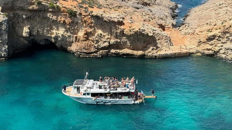 Comino Blue Lagoon & Crystal Lagoon - 3 Bay Cruise - Five things worth knowing before you book