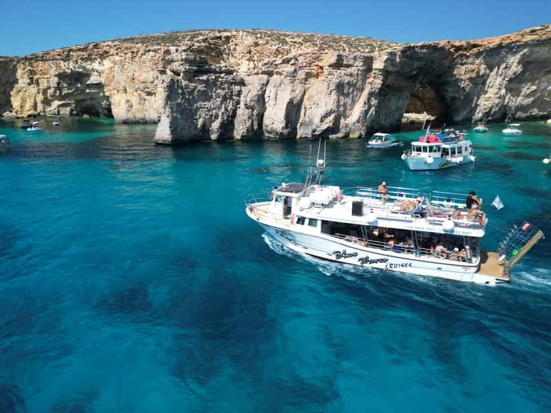 Comino Blue Lagoon & Crystal Lagoon - 3 Bay Cruise - Blue Lagoon gives you two very different choices