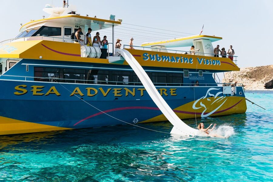 Comino: Blue Lagoon, Crystal Lagoon, and Seacaves Tour - My final call on the Comino catamaran tour