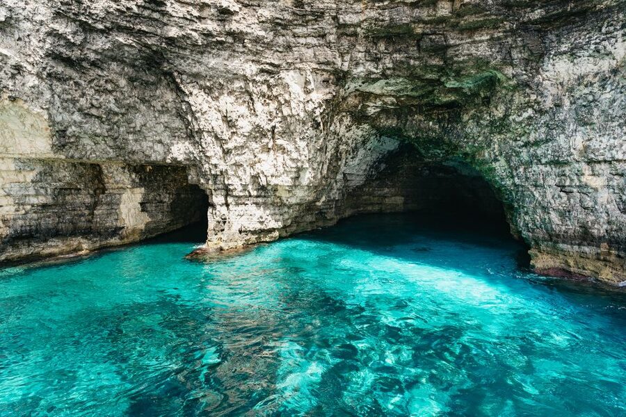 Comino: Blue Lagoon, Crystal Lagoon, and Seacaves Tour - Santa Maria Caves and Malta’s rocky coast