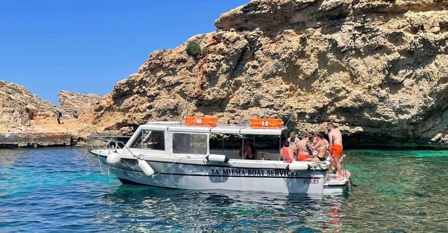 Comino: Private Boat Trips, Swimming stops and Caves Tours - Blue Lagoon, with time for a drink or lunch
