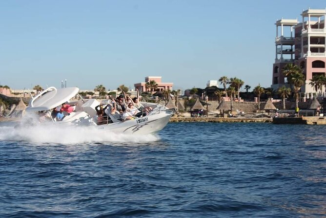 Comino, The Blue Lagoon & Caves Powerboat from St Julian's - Arriving at Comino’s Blue Lagoon