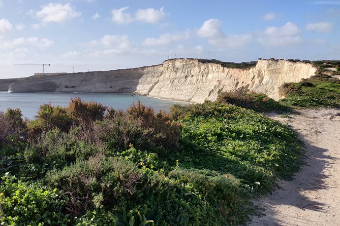 Exploring Marsaxlokk, Blue Grotto and Malta best sights! - Walking the Munxar Path near St. Thomas Bay