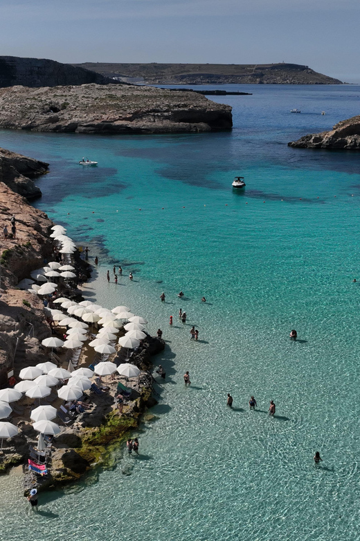 Ferry service to Blue Lagoon (opt. stop in Gozo)& Caves trip - Adding the Optional Gozo Stop