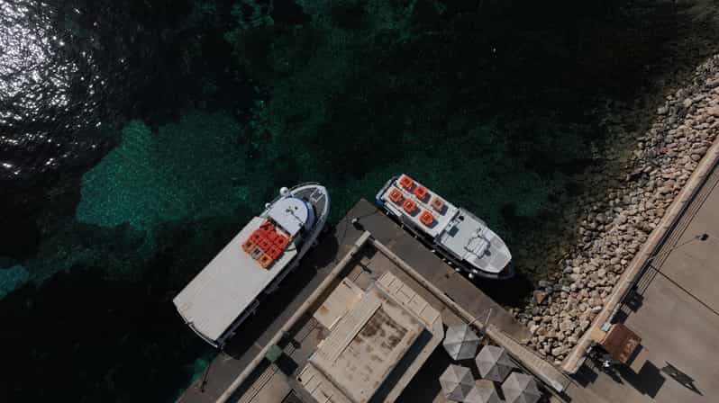 Ferry service to Blue Lagoon (opt. stop in Gozo)& Caves trip - The 25-Minute Crossing to Comino