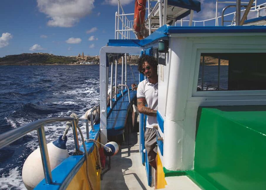 From Bugibba: Blue Lagoon Sunset Cruise - Families, couples, and different comfort levels