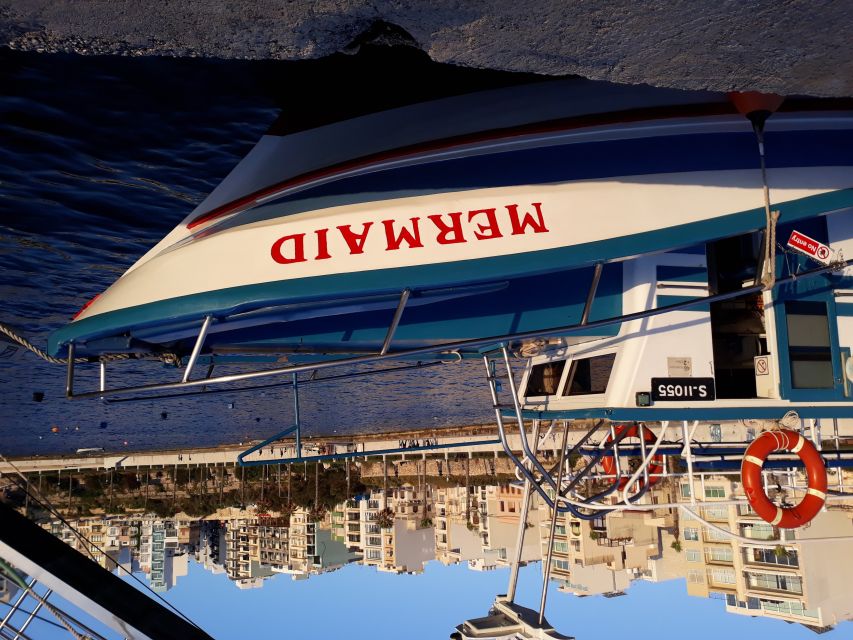 From Bugibba: Blue Lagoon Sunset Cruise - Arriving at Bugibba Jetty for the 5:30pm departure