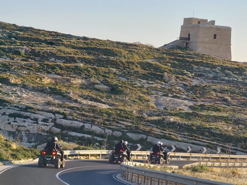 From Malta: Blue Lagoon and Gozo Tour w/Quads and Dinner - Seeing Gozo from Sanap Cliffs to Xlendi