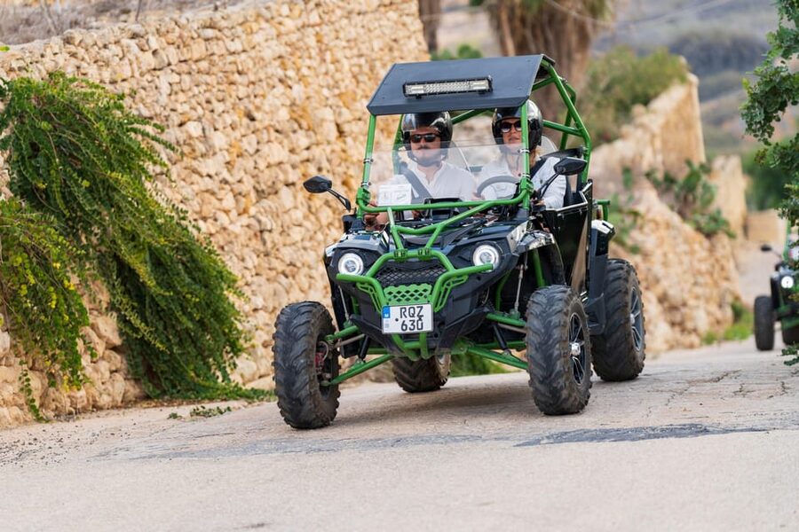 From Malta: Gozo & Comino Full-Day Buggy Tour with Lunch - The safety briefing and the buggy convoy