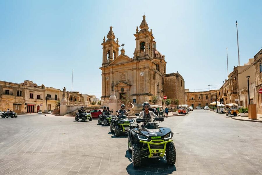 From Malta: Gozo & Comino Quad Bike & Boat Tour with Lunch - The essential details at a glance
