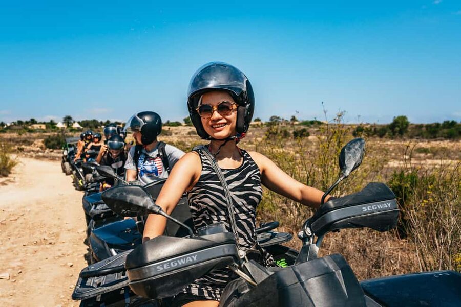 From Malta: Gozo & Comino Quad Bike & Boat Tour with Lunch - Pjazza l-Għejun offers a slower middle section