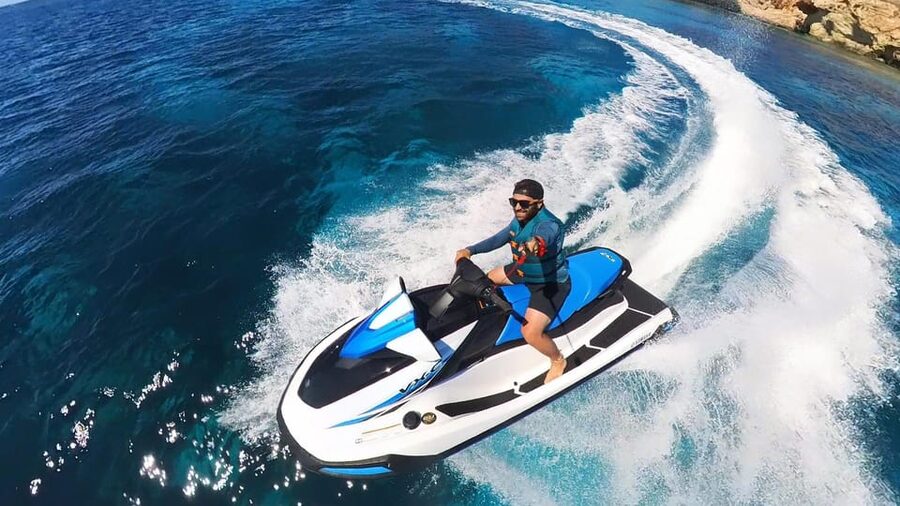 From Mellieħa: Comino, Blue Lagoon, and Gozo Jet Ski Tour - Crystal Lagoon and Comino’s caves