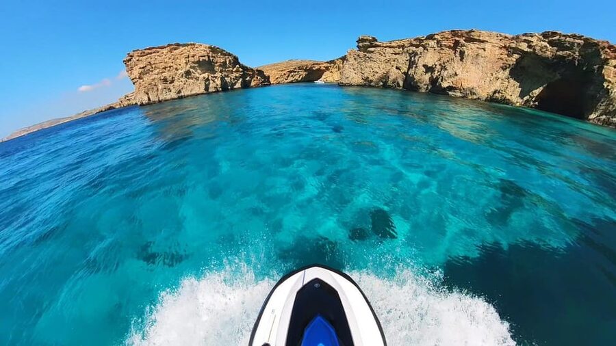 From Mellieħa: Comino, Blue Lagoon, and Gozo Jet Ski Tour - Santa Marija Bay and the Gozo shoreline