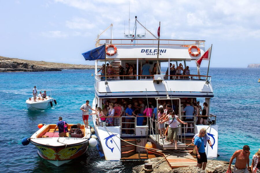 From Sliema: Full-Day Cruise to Comino and the Blue Lagoon - Finding the boat again at the end