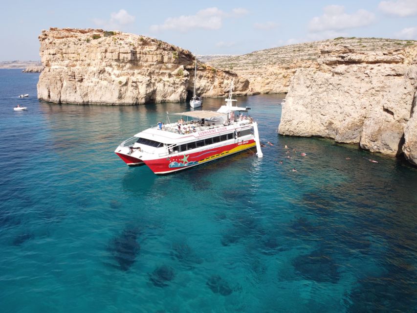 From Sliema: Gozo, Comino and Blue Lagoon Cruise - Starting from Sliema Ferry