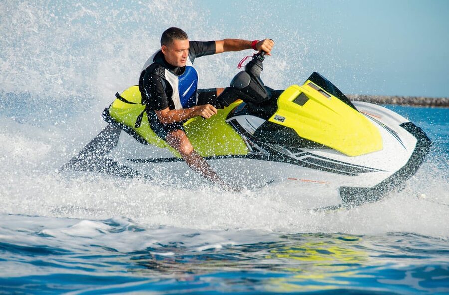 From St. Julian's: Jet Ski Safari to the South of Malta - Riding your own jet ski in a small group