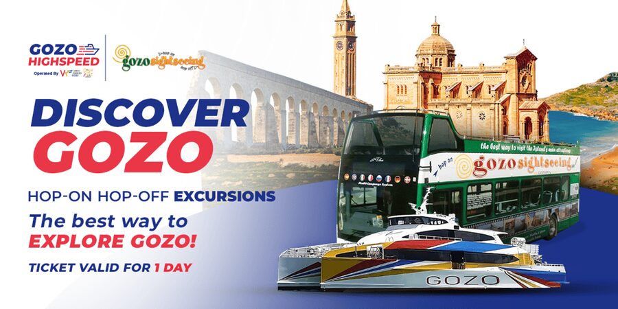 From Valetta: Catamaran Tour with Hop-On, Hop-Off Gozo Tour - Seeing Gozo from the open-top bus