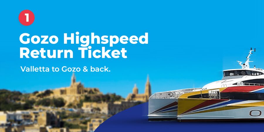 From Valetta: Catamaran Tour with Hop-On, Hop-Off Gozo Tour - Crossing from Valletta to Mgarr by catamaran
