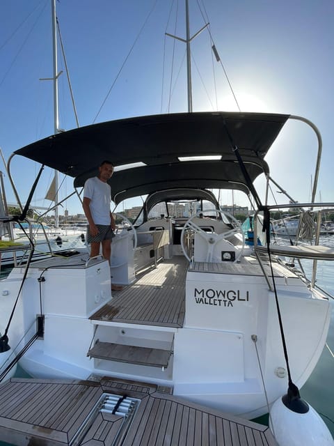 From Valletta: Romantic Sunset Cruise on a Sailing Yacht - Dinner Under the Stars, With Food Priced Separately