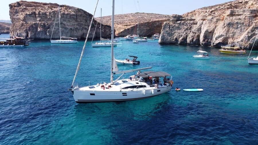 From Valletta: Romantic Sunset Cruise on a Sailing Yacht - Sunset Views and Valletta After Dark