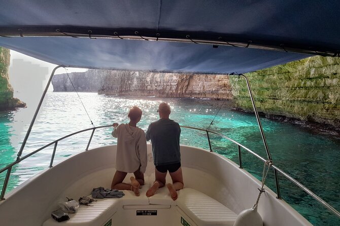 Full Day Private Boat Charters Malta: Blue Lagoon, Comino & Gozo - San Niklaw Bay: a quieter hour on Comino