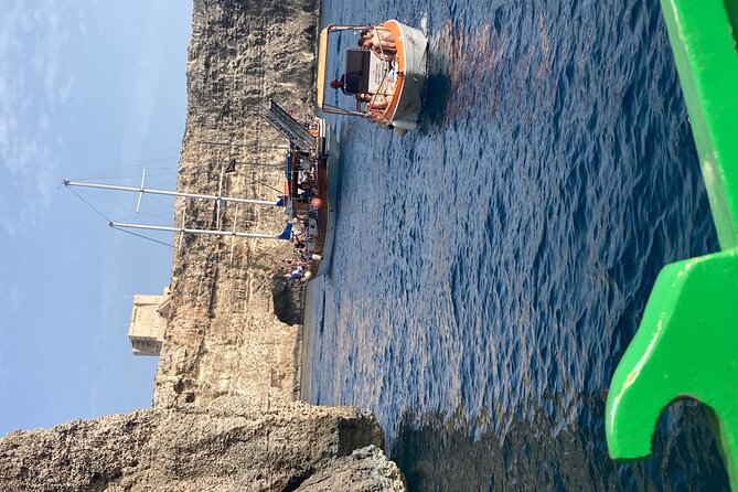 Full Day Private charter to Crystal & Blue Lagoon, Caves & Gozo - Santa Maria Caves offer the strangest swim
