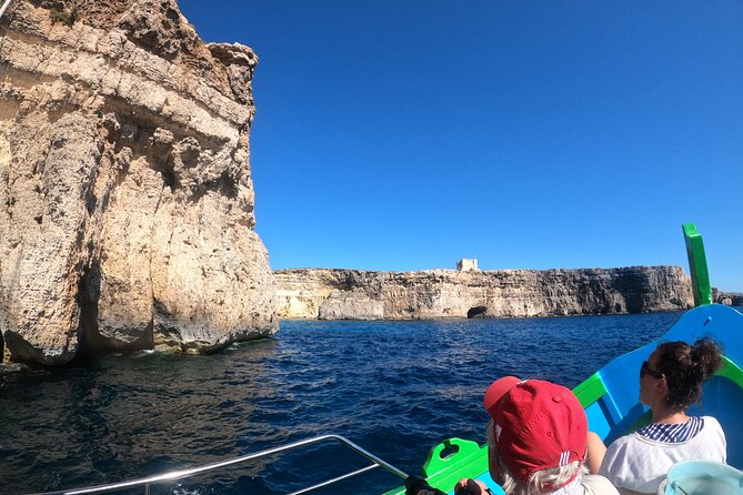 Full Day Private charter to Crystal & Blue Lagoon, Caves & Gozo - Elephant’s Head and Hondoq Bay round out Gozo’s coast
