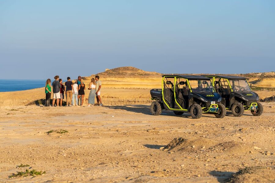 GOZO All Inclusive Self Drive Jeep day tour wt Blue Lagoon - Taking the wheel of the automatic UTV