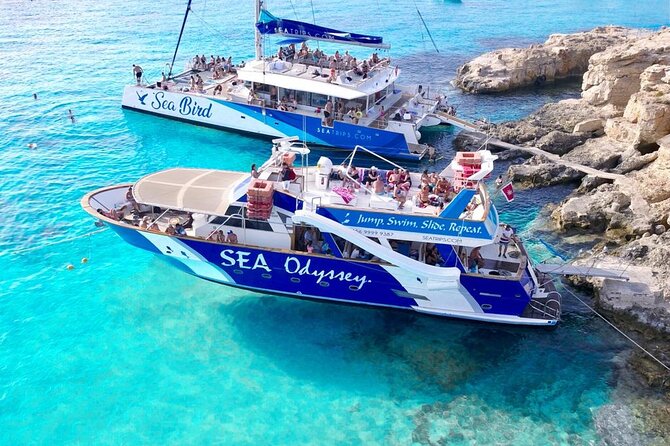 Gozo & Comino Islands, Blue Lagoon & Seacaves Tour - Malta’s coast from the open water