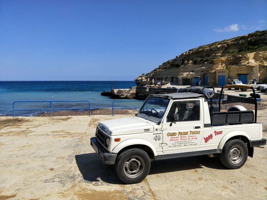 Gozo: Customizable Private Guided UTV Tour with Lunch - Coastal views, caves, and photo stops