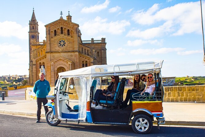 Gozo - Private Chauffeured Tuk Tuk or Jeep Tour - Mgarr Harbour and the first views
