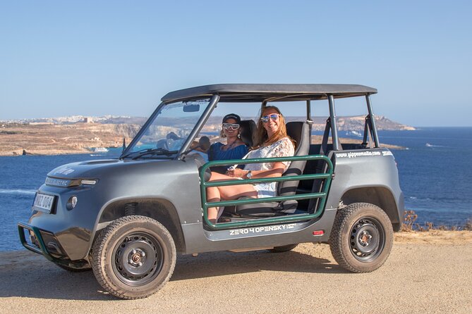 Gozo Self Drive E Jeep Tour - All Inclusive - Sanap Cliffs and the blue view over Xlendi
