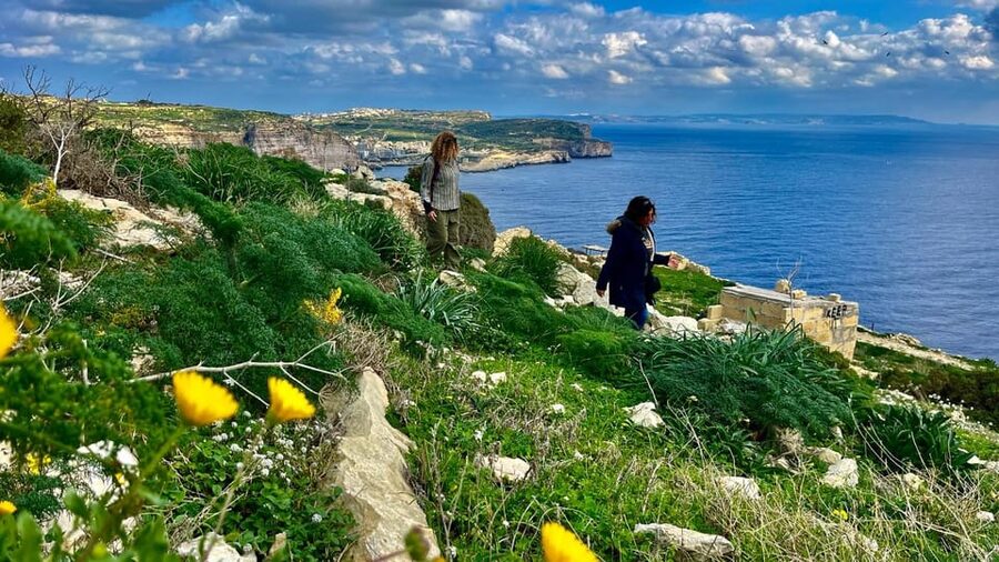 Gozo Unveiled: Guided Hiking in Gozo - The West - Tal-Wardija Punic Temples: ancient stones above the coast