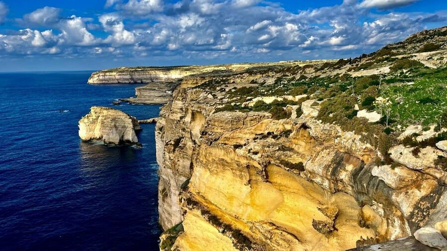 Gozo Unveiled: Guided Hiking in Gozo - The West - Dwejra: choose your own finish at the Blue Hole and Inland Sea