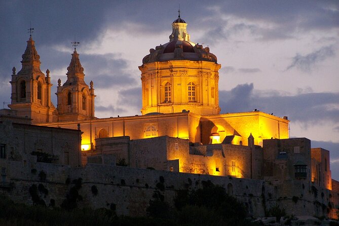 Guided Night Tour of Valletta Waterfront, Mdina and Rabat - Rabat after dark, with half an hour on foot