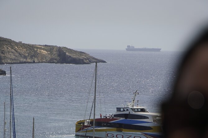 Highspeed Catamaran Crossing Between Malta and Gozo - The 45-minute ride across the channel
