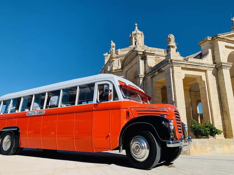 Malta: 5 hr Vintage Bus Tour - Mdina & Blue Grotto inc. food - Dingli Cliffs: fifteen minutes at Malta’s highest viewpoint